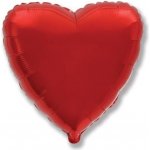 FLEXMETAL Balón foliový 45 cm Srdce červené – Zboží Dáma
