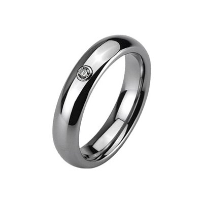 Nubis NWF1025 dámský snubní prsten wolfram zirkon NWF1025 4 Zr – Zboží Mobilmania