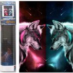 Norimpex Diamantové malování Vlčí pohled 30 x 40 cm – Hledejceny.cz