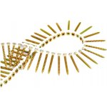 Páskovaný vrut do dřeva 3,5x30 mm, PZ, zinek žlutý, zápustná hlava – Zboží Mobilmania