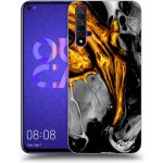 Pouzdro Picasee silikonové Huawei Nova 5T - Black Gold čiré – Zbozi.Blesk.cz