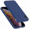 Pouzdro a kryt na mobilní telefon Apple Cadorabo Case pro Apple iPhone X / XS v LIQUID Modrá Flexibilní TPU silikonový kryt Ultra Slim Soft Back Cover Case Bumper