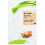 Mizon plátýnková 3D maska s filtrátem z hlemýždího extraktu pro vyhlazení a výživu pleti Joyful Time Essence Mask Snail 23 g – Zboží Mobilmania