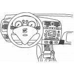 Konzole pro držák mobilního telefonu do Seat Cordoba / Ibiza