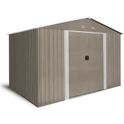 Riwall PRO RMSA 8x10 3 x 2,4 m se sedlovou střechou hnědý – Zboží Dáma