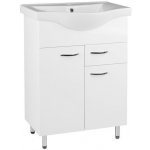 EBS K-Plus Skříňka s umyvadlem, zásuvkou 65x90 cm, bílá 1 set – Zboží Dáma