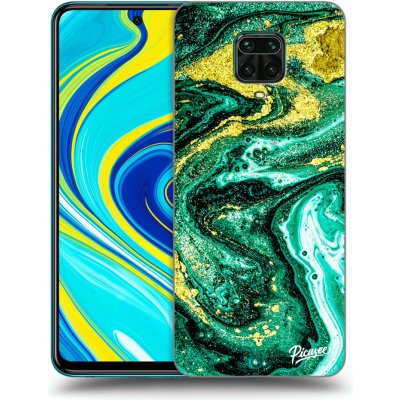 Pouzdro Picasee silikonové Xiaomi Redmi Note 9S - Green Gold čiré – Zboží Mobilmania