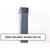 Pletiva RETIC Plotový sloupek GALAXIA ZN+PVC 60x40x1,5x1600, antracitový GA160OR