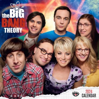 CurePink Oficiální nástěnný The Big Bang Theory|Teorie velkého třesku s plakátem 30,5 x 30,5|61 cm 2024 – Zbozi.Blesk.cz