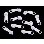 Jezdec ke spirálovým zipům No 5, malé, 101 bílá – Zboží Dáma