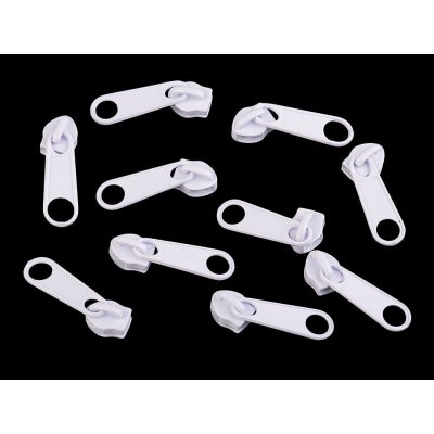 Jezdec ke spirálovým zipům No 5, malé, 101 bílá – Zboží Dáma