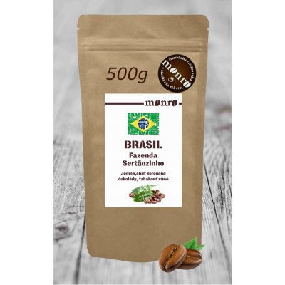 Monro Brasil Fazenda Sertãozinho 100% Arabika zrnková 0,5 kg – Hledejceny.cz