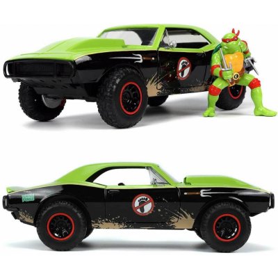 Jada Toys | Želvy Ninja Diecast Model 1967 Chevrolet Camaro s figurkou Raphael 1:24 – Zbozi.Blesk.cz