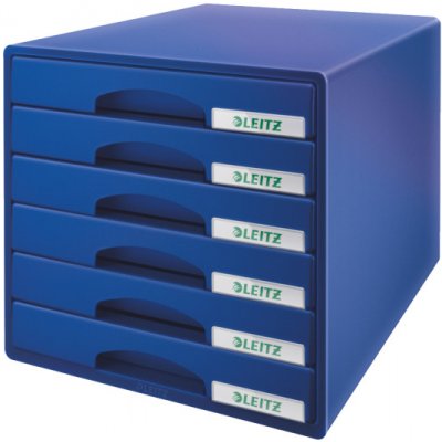 Leitz Plus 6 zásuvek modrá – Hledejceny.cz