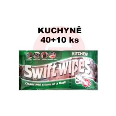 SWIFT Vlhčené úklidové utěrky odmašť. 50 ks – Zboží Dáma