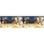 AG Design WB-8202 samolepící bordura Koně, rozměry 0,14 x 5 m – Zboží Dáma