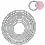 Sizzix vyřezávací kovové šablony Framelits kruhy hladké 8 ks – Hledejceny.cz