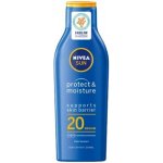 Nivea Sun Protect & Moisture hydratační mléko na opalování SPF20 200 ml – Zboží Dáma