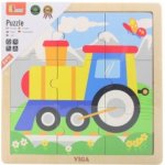 Viga puzzle mašinka 9 dílů – Zboží Mobilmania