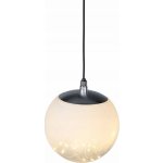 KOOPMAN Dekorační osvětlení svítící koule 18 cm bílá 80 LED bílá teplá s časovačem – Hledejceny.cz