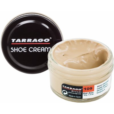 Tarrago Barevný krém na kůži Shoe Cream 109 Dark beige 50 ml – Zboží Mobilmania