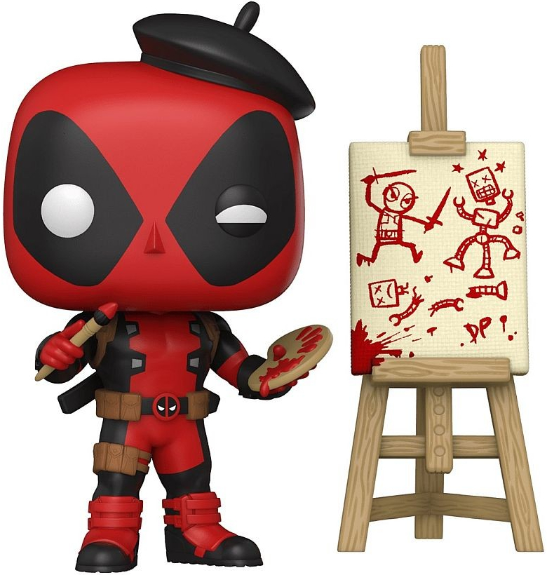 Funko Pop! Marvel Deadpool as French Painter exclusive