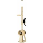 PawHut škrabadlo stropní 48 x 225-255 cm – Zboží Mobilmania