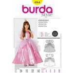 Burda Střih Burda 4364 - Šaty pro princeznu