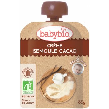 Babybio Kapsička krém kakao krupička 4 x 85 g