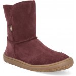 Froddo Barefoot kozačky s membránou BF Tex Suede Bordeaux – Hledejceny.cz