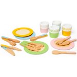 Bigjigs Toys Dřevěná servírovací sada – Zboží Dáma