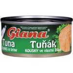 Giana Tuňák kousky ve vlastní šťávě 185 g – Hledejceny.cz