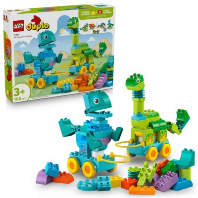 LEGO® DUPLO® 10451 Dinosauři na kolečkách – Hledejceny.cz