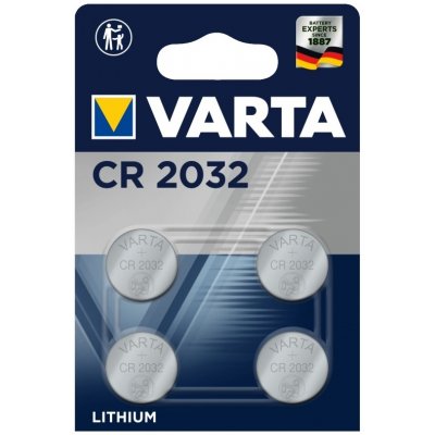 Varta CR 2032 Baterie 4ks 4008496992973 – Zbozi.Blesk.cz