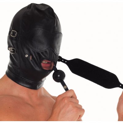 Rimba Face Mask with Detachable Gag, Blinkers & Mouth Piece Black – Zbozi.Blesk.cz