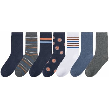 Pepperts Chlapecké ponožky 7 párů bílá / navy modrá / šedá