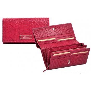 Segali Dámská kožená peněženka 10027 pink