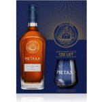 Metaxa 12* 40% 0,7 l (kazeta 2 sklenice) – Zboží Dáma