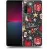 Pouzdro a kryt na mobilní telefon Sony Picasee silikonové Sony Xperia 10 IV 5G - Christmas čiré