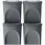 Sortibox odpadkové koše 4 x 20 l IKWB 20S4 405U – Sleviste.cz