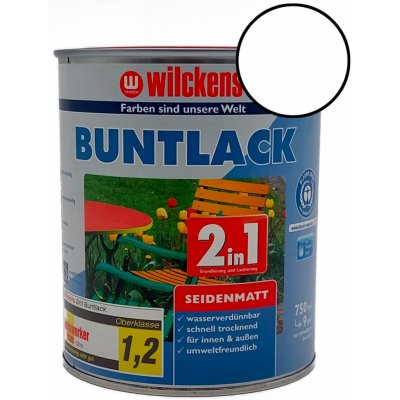 Wilckens Buntlack 2v1 0,75 l bílá – Zboží Mobilmania