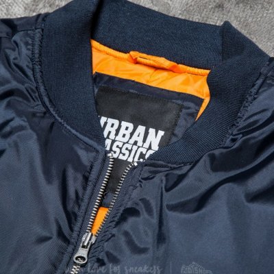 Urban Classics Basic Bomber jacket navy – Zboží Mobilmania