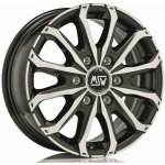 MSW 48 6,5x16 6x125 ET68 gloss black polished