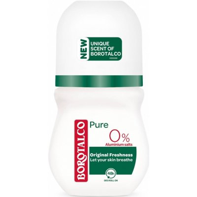Borotalco Pure Original Freshness deodorant roll-on bez obsahu hliníkových solí 50 ml – Zbozi.Blesk.cz