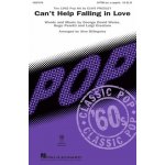 Elvis Presley Can't Help Falling in Love noty na sborový zpěv, SATBB a cappella SADA 5 ks – Hledejceny.cz