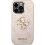 Pouzdro Guess PU 4G Metal Logo iPhone 14 Pro růžové – Sleviste.cz