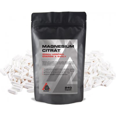 Valknut Hořčík Magnesium Citrát 240 kapslí – Hledejceny.cz