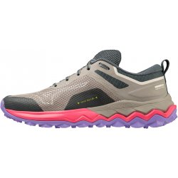 Mizuno Wave Ibuki 4 Ghost Gray High-Vis Pink Purple Punch