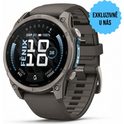 Garmin Fénix 9 - 51 mm, AMOLED, Sapphire, Titanium, Pebble Gray 010-04763-01 – Hledejceny.cz