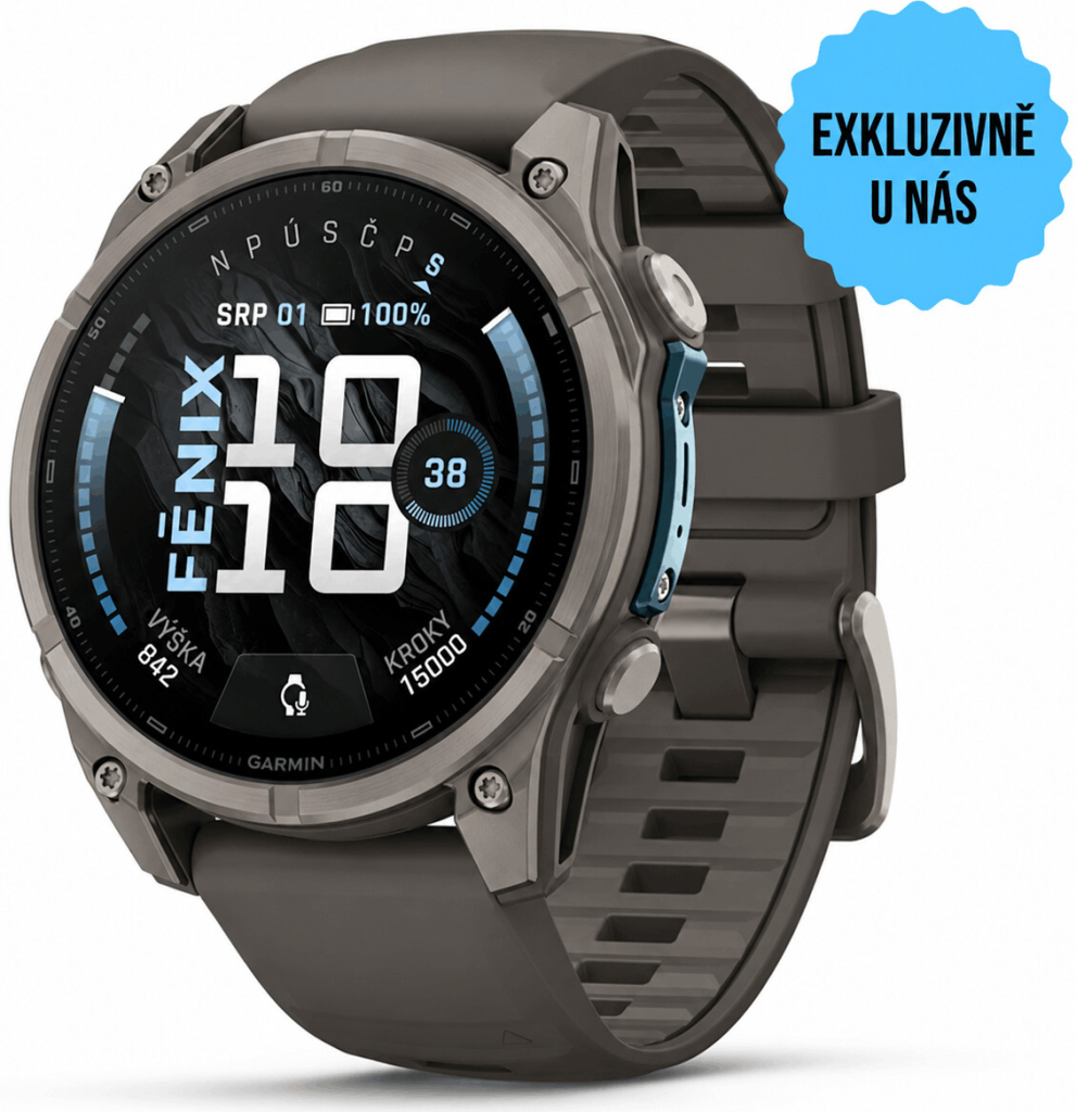 Garmin Fénix 9 - 51 mm, AMOLED, Sapphire, Titanium, Pebble Gray 010-04763-01